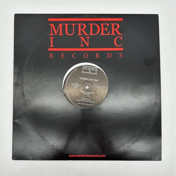 Caddillac Tah Promo Vinyl Record 2003 Murder Inc Gotcha Ma 40 Shots Y2K Rap Vtg - Picture 6 of 9